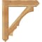 Ekena Millwork Balboa Arts and Crafts Rough Sawn Bracket w/ Offset Brace, Western Red Cedar, 8"W x 36"D x 40"H BKT0806X36X40BOA03RWR - alternate 4